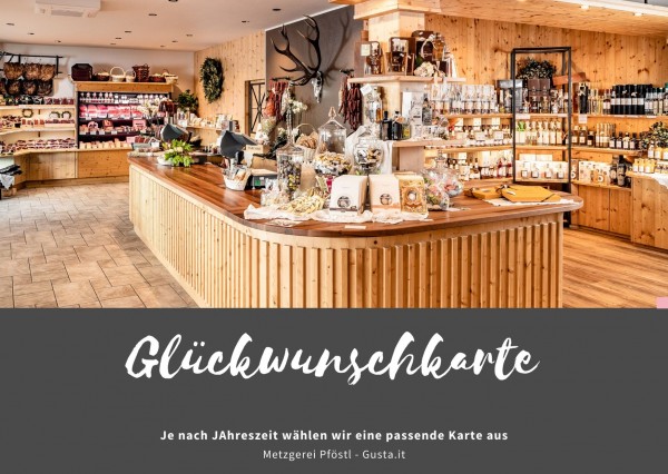 Glückwunschkarte