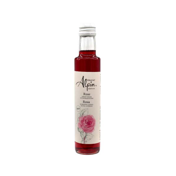 Sirup Rose BIO 250ml Frucht Alpin_Delikatessen Pföstl